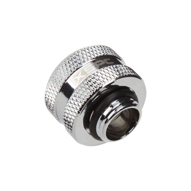 XSPC Anschluss gerade G1/4 Zoll AG auf 14mm AD Hardtube - chrome silber image number 1
