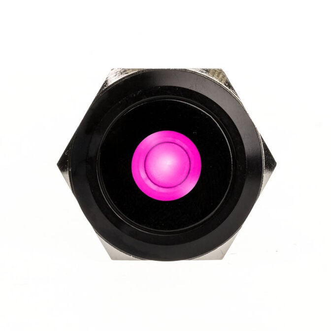 DimasTech Vandalism button 25mm, Blackline Dot - RGB image number 1