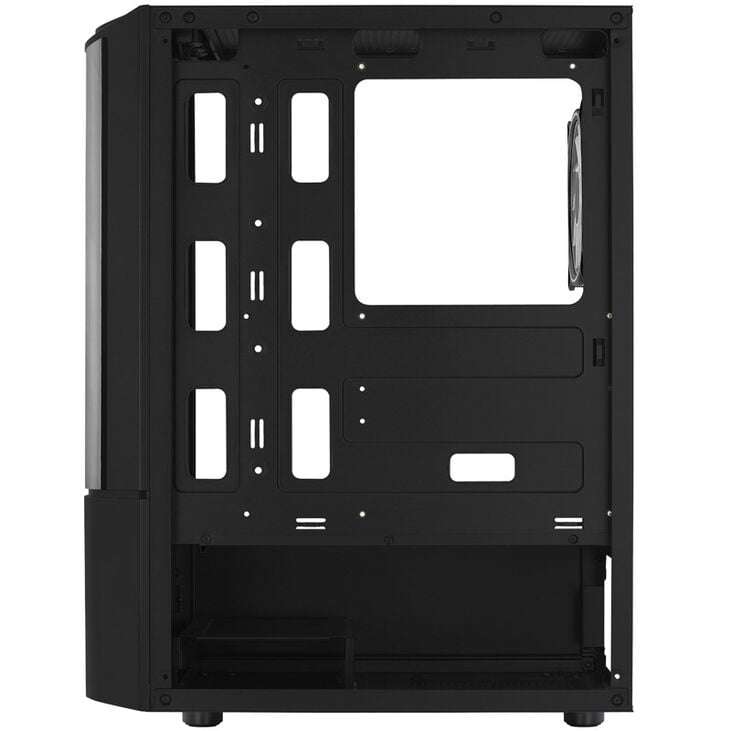Aerocool Quantum v3 Midi-Tower, RGB, Tempered Glass - schwarz image number 6
