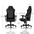 noblechairs HERO Gaming Chair - Black/Blue image number null