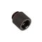 Bitspower Adapter G1/4 Zoll AG auf G1/4 Zoll IG - 15mm, carbon schwarz