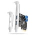 AXAGON PCEU-232RS expansion card, PCIe 4.0 x1, 4x USB 3.0, 2x internal - black image number null