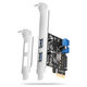 AXAGON PCEU-232RS expansion card, PCIe 4.0 x1, 4x USB 3.0, 2x internal - black