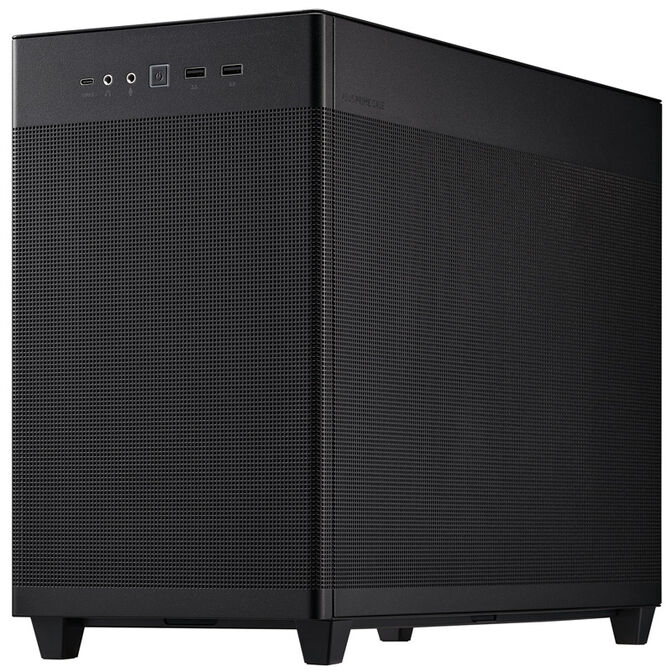 ASUS Prime AP201 Micro-ATX case, Tempered Glass - black image number 2