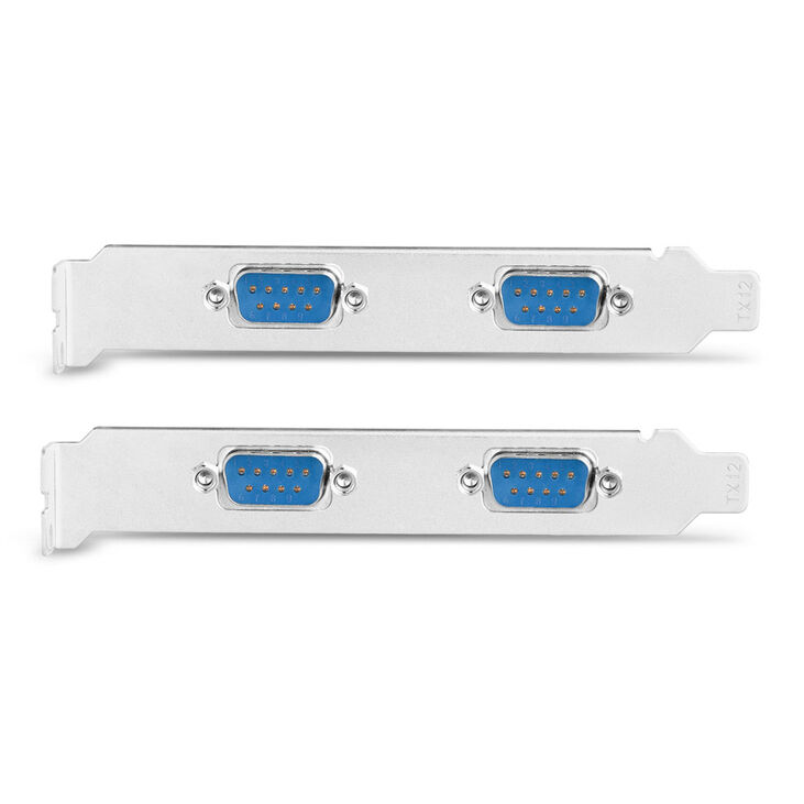 AXAGON PCEA-S4N PCIe-Adapter mit 4x Seriell-Ports - ASIX AX99100 Chipsatz image number 2