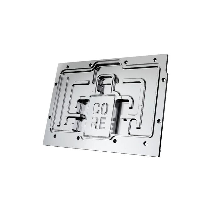 Alphacool Core RX 9070 Steel Legend GPU water block, ARGB, with backplate - acrylic image number 3