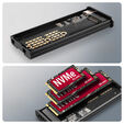 AXAGON EEM2-SD2 USB-C 3.2 Gen 2 - M.2 NVMe / SATA SSD 30-80mm image number null