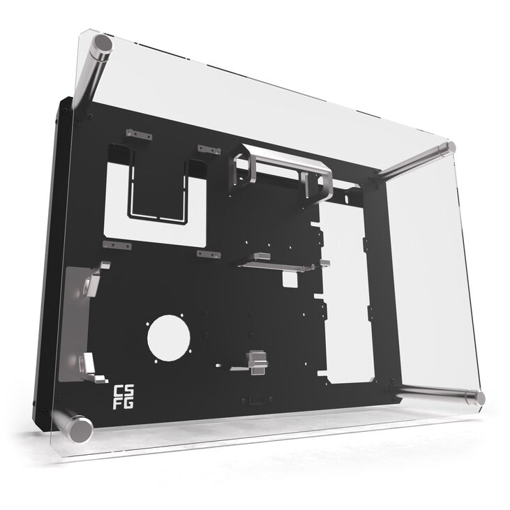 CSFG Frostbite wall housing - black, Micro-ITX image number 0