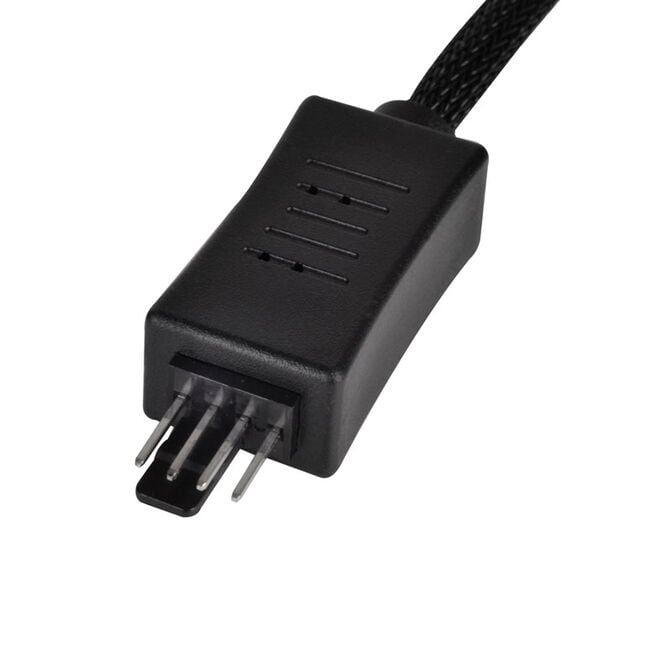 SilverStone Fan Hub 2x 10cm PWM - black image number 2