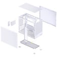 Jonsbo D32 STD Mesh PC-Geh&auml;use, Mini-Geh&auml;use, mATX - wei&szlig; image number null