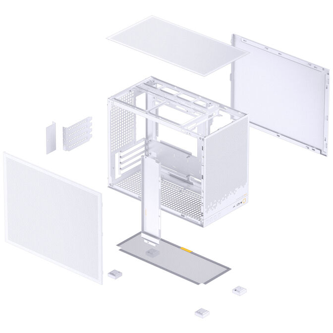 Jonsbo D32 STD Mesh PC-Geh&auml;use, Mini-Geh&auml;use, mATX - wei&szlig; image number 10
