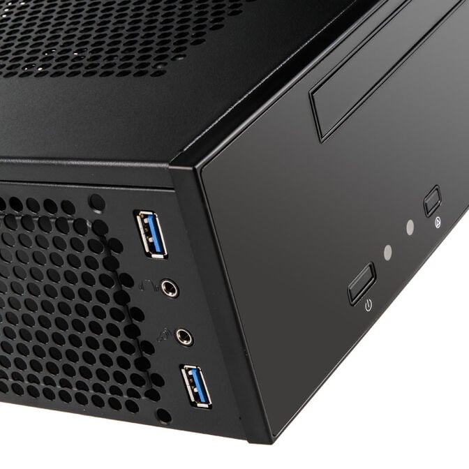 SilverStone SST-ML09B Milo HTPC Case - black image number 4