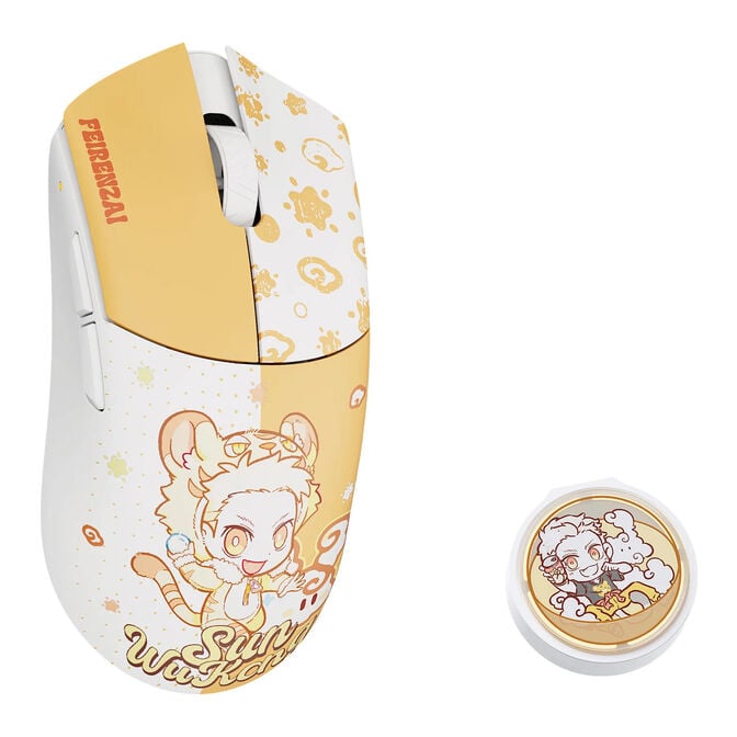 WLMOUSE x FEIRENZAI Beast G MEDIUM kabellose Gaming-Maus, 8.000Hz - gelb image number 0