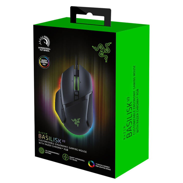 Razer Basilisk V3 Gaming Maus image number 7