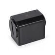 Alphacool Low Profile Adapter 90 Degree G1/4 Inch Male to G1/4 Inch Female - Rotatable - Black image number null