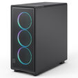 Fractal Design Epoch Black RGB TG Light tint PC-Geh&auml;use, Midi-Tower, ATX, Tempered Glass - schwarz image number null