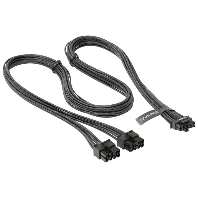 Seasonic 12VHPWR PCIe 5.0 Adapter Kabel - schwarz image number 2