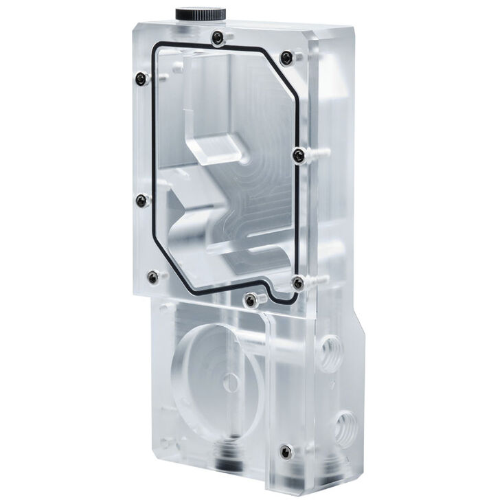 PHANTEKS R160C Reservoir - Transparent Acrylic Backplate, DRGB-LED image number 2