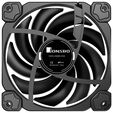 Jonsbo HF-120 PWM L&uuml;fter - 120mm, schwarz image number null