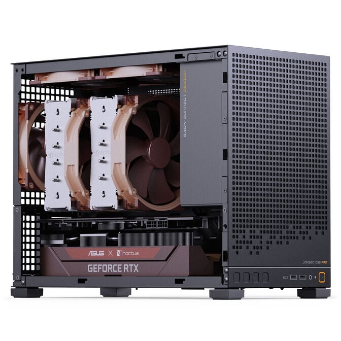 Jonsbo D32 PRO PC-Geh&auml;use + TRYX PANORAMA Komplett-Wasserk&uuml;hlung, ARGB - 240mm, schwarz image number 12