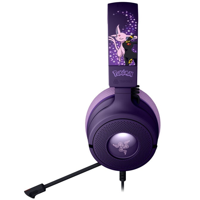 Razer Kraken V4 X Pok&eacute;mon Edition Gaming-Headset, USB-C, 40 mm - Espeon/Umbreon image number 4