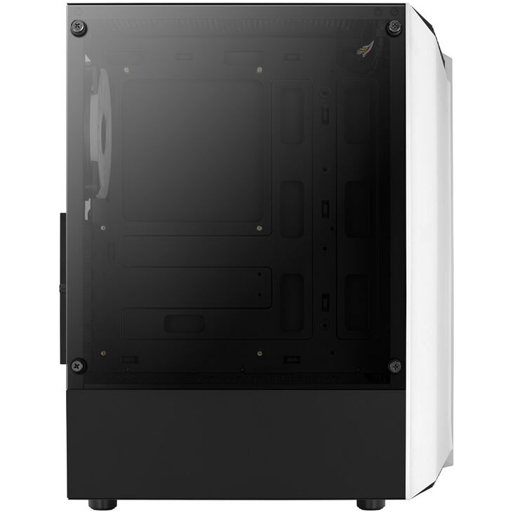 Aerocool Bionic v2 Mid Tower, RGB, Tempered Glass - Black/White image number 9