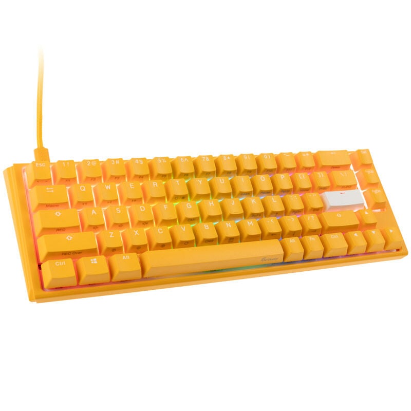 Ducky One 3 Yellow SF Gaming Tastatur, RGB LED - MX-Blue (US)