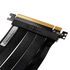 SilverStone Riser Flachband-Kabel, 22cm - schwarz image number null