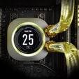 Corsair Hydro X Series XC7 RGB Elite LCD CPU Wasserblock LGA 1700, AM4 / AM5 - schwarz image number null