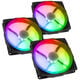 Noiseblocker NB-eLoop X B12-PS ARGB, PWM - 120 mm, schwarz  - 3er Set