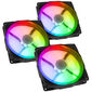 Noiseblocker NB-eLoop X B12-PS ARGB, PWM - 120 mm, schwarz  - 3er Set