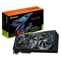 GIGABYTE Aorus GeForce RTX 5070 Ti Master 16G, 16384 MB GDDR7