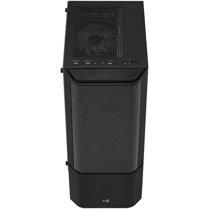 Aerocool Quantum v3 Midi-Tower, RGB, Tempered Glass - schwarz image number 3