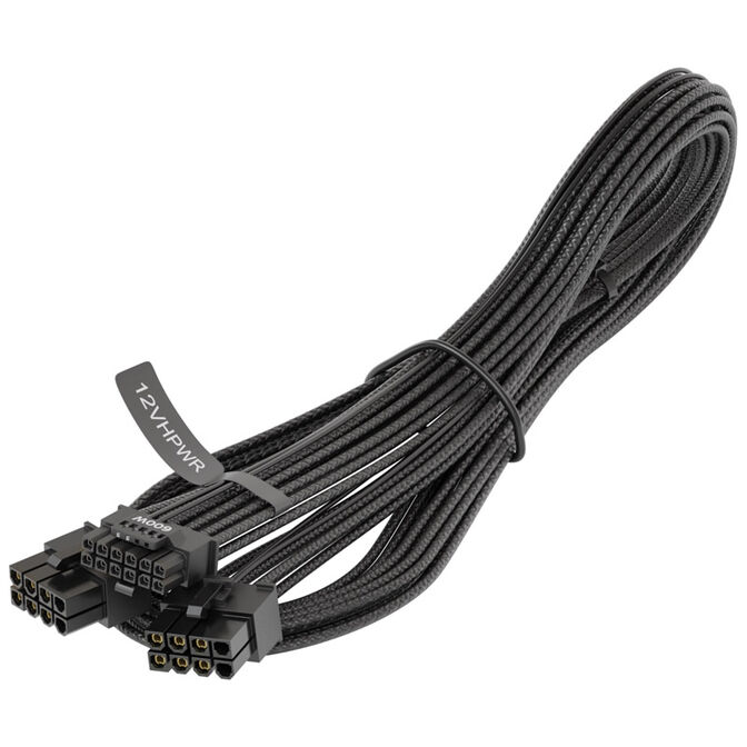 Seasonic 12VHPWR PCIe 5.0 Adapter Kabel - schwarz image number 0