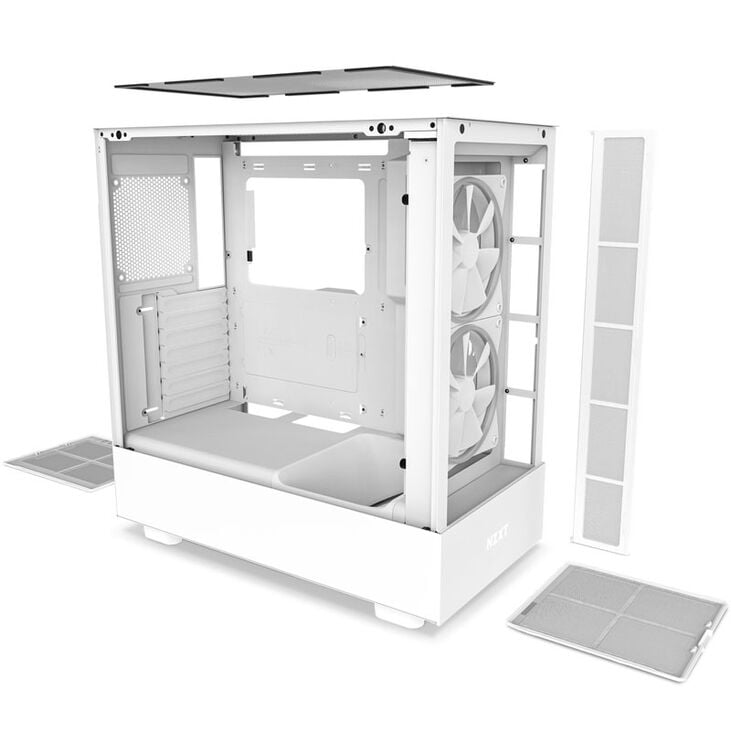 NZXT H5 Elite RGB Mid-Tower - white image number 4