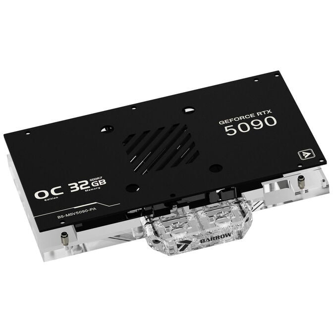 Barrow MSI Ventus 5090 GPU Water Block - Black image number 1