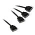 Alphacool Y-Splitter aRGB 3-pin to 3x 3-pin 30cm - black image number null