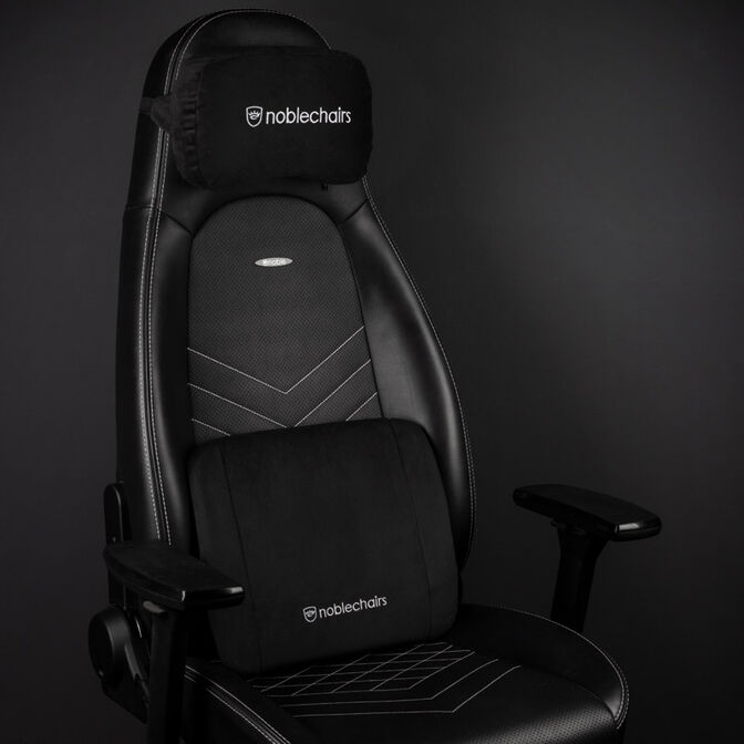 noblechairs Memory Foam Pillow Set - black image number 3