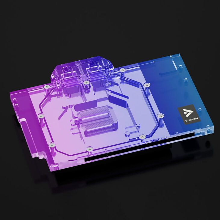Barrow LRC 2.0 Asus RTX 4080 STRIX/TUF Aurora, RGB, schwarz - Acryl image number 2