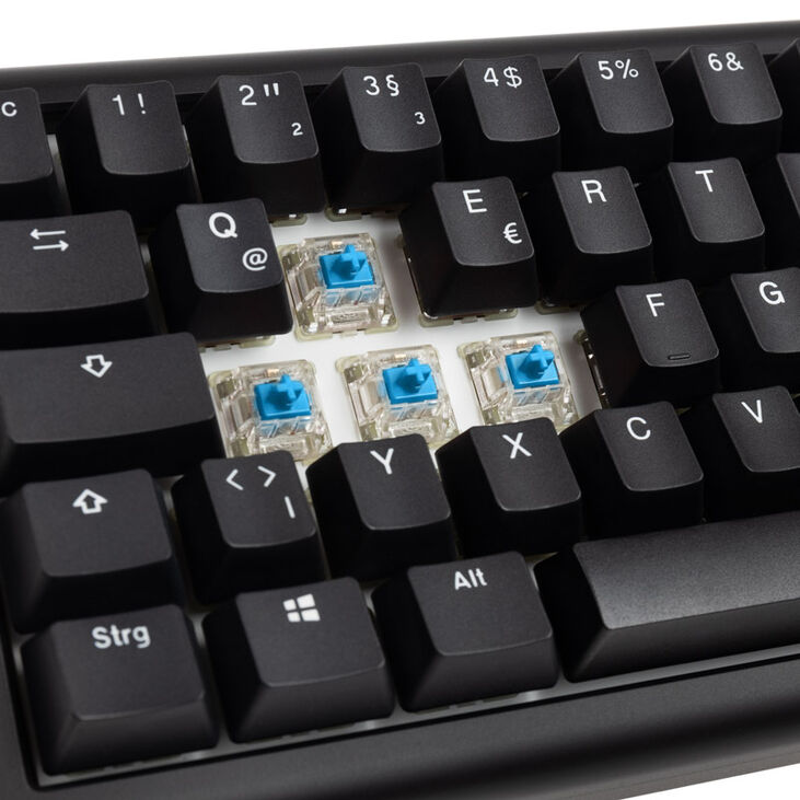Ducky Tinker 65 Gaming-Tastatur, RGB - MX-Blue (ISO-DE) image number 4