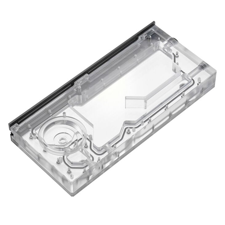 PHANTEKS R260C Reservoir - transparente Acryl-Backplate, für D5, ARGB-LED image number 2