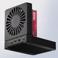 AXAGON ADSA-M2C44 Docking Station, USB4, f&uuml;r M.2-NVMe-SSDs - schwarz image number null