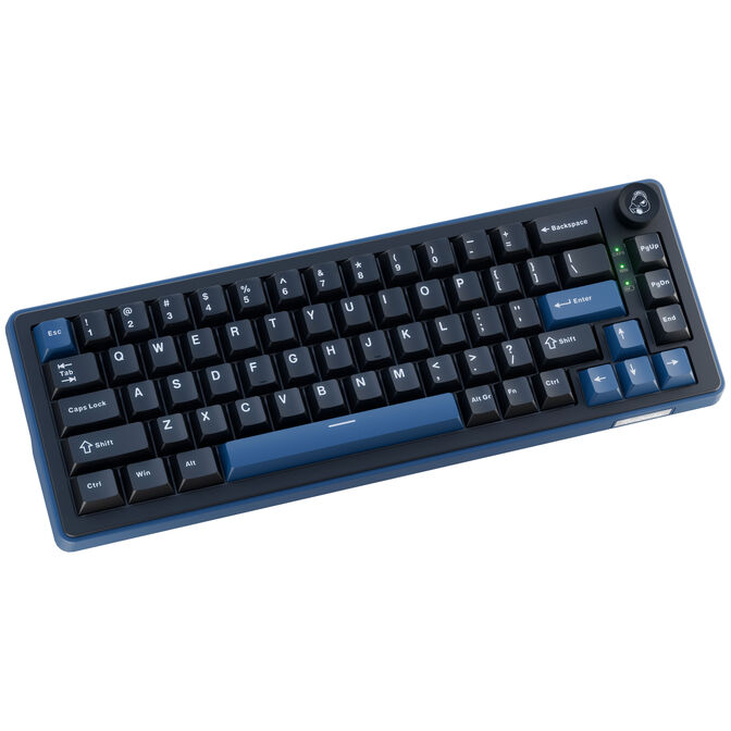 Ducky OK-M 65 Gaming-Tastatur, 65%, Hot-Swap-f&auml;hig, RGB, ANSI - KTT Wine Red Switches image number 1