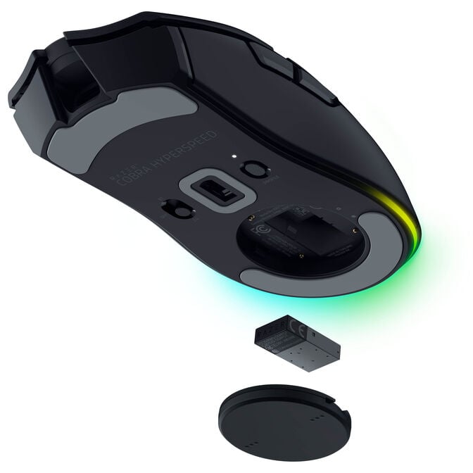 Razer Cobra HyperSpeed Wireless Gaming Mouse, RGB, 8000Hz - black image number 5