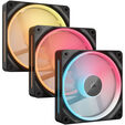 Corsair iCUE Link LX120-R RGB Fan, PWM - 3-Pack, 120mm, black image number null