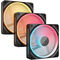 Corsair iCUE Link LX120-R RGB Fan, PWM - 3-Pack, 120mm, black