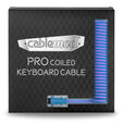 CableMod PRO Coiled Keyboard Cable USB-C zu USB Typ A, Galaxy Blue - 150cm image number null
