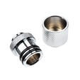 Alphacool ES D-Plug, 20-35mm, G1/4 AG auf G1/4 AG - chrome image number null