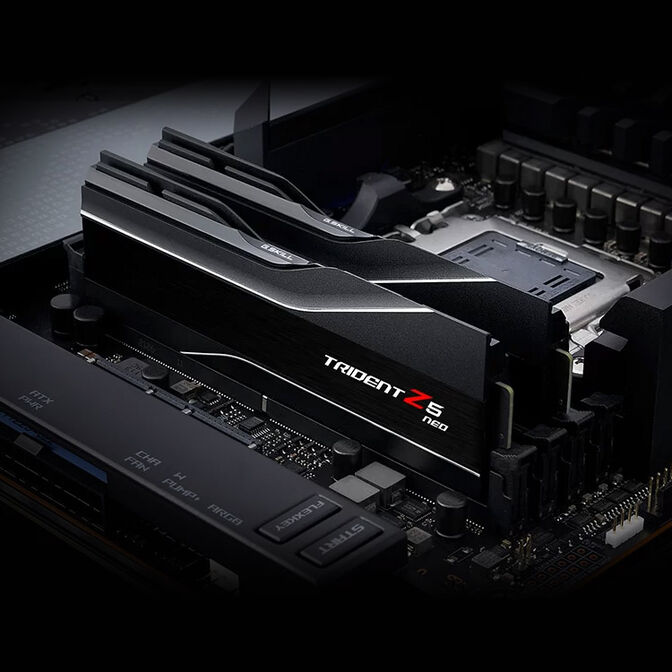 G.Skill Trident Z5 Neo DDR5-6000 RAM, CL30, EXPO - 32 GB Dual-Kit, schwarz image number 3