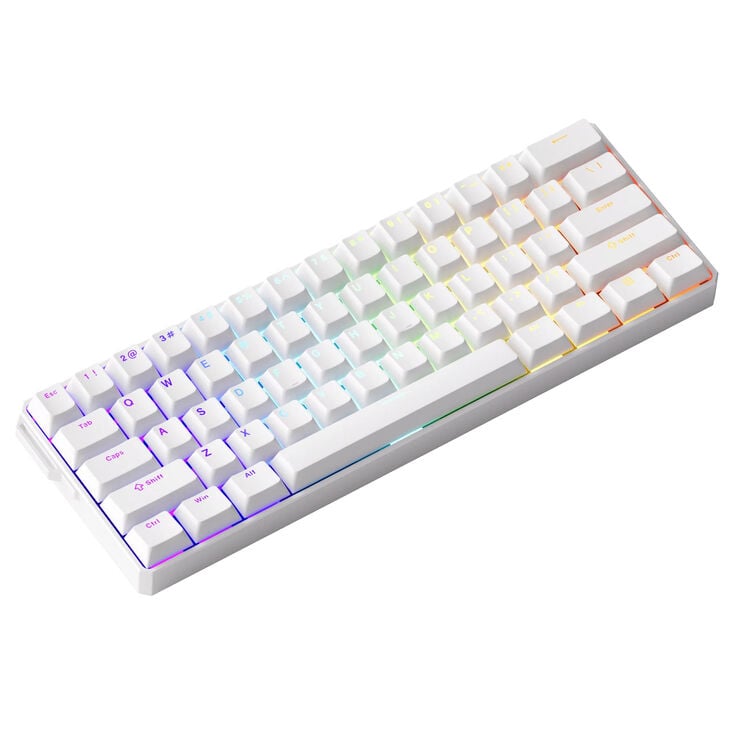 AKKO MonsGeek FUN60 Ultra Wireless Gaming-Tastatur, RGB, Glare Magnetic Switch – weiß, TMR, ANSI (US) image number 0